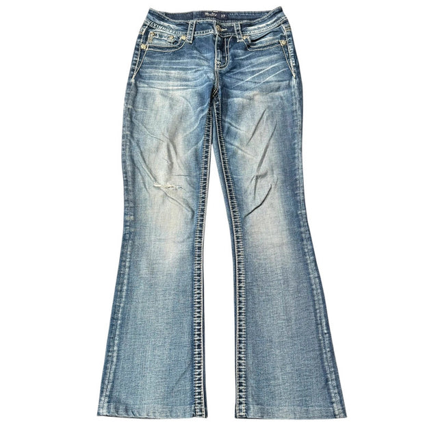 Miss me flared/bootcut low waist women designer jeans(w27)