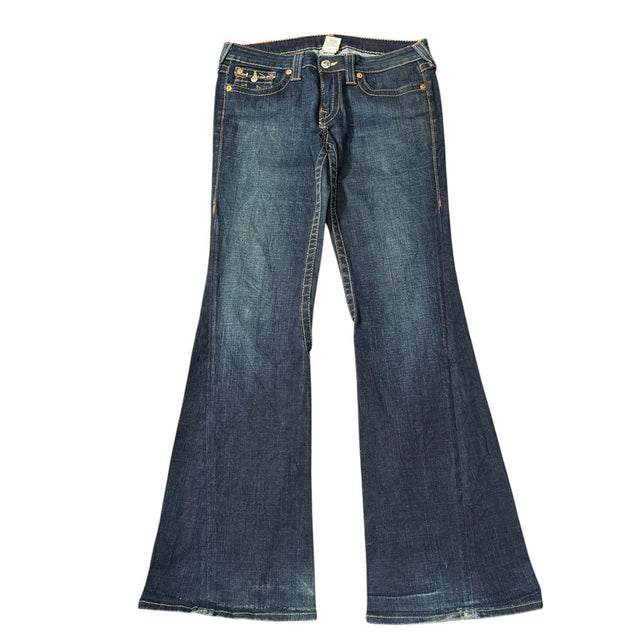 True Religion flared/bootcut low waist women designer jeans(w31)