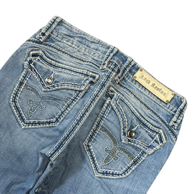 Rick Revival low waist women designer skinny Jeans(w29)
