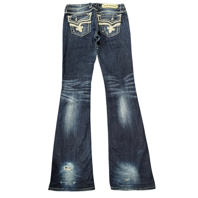 Rock Revival flared/bootcut low waist women designer jeans(w27)
