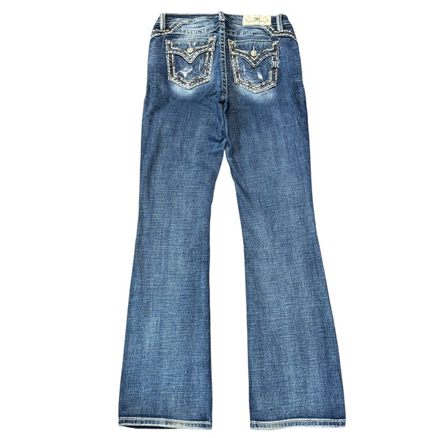 Miss me Loose flared/bootcut women designer jeans(w30)