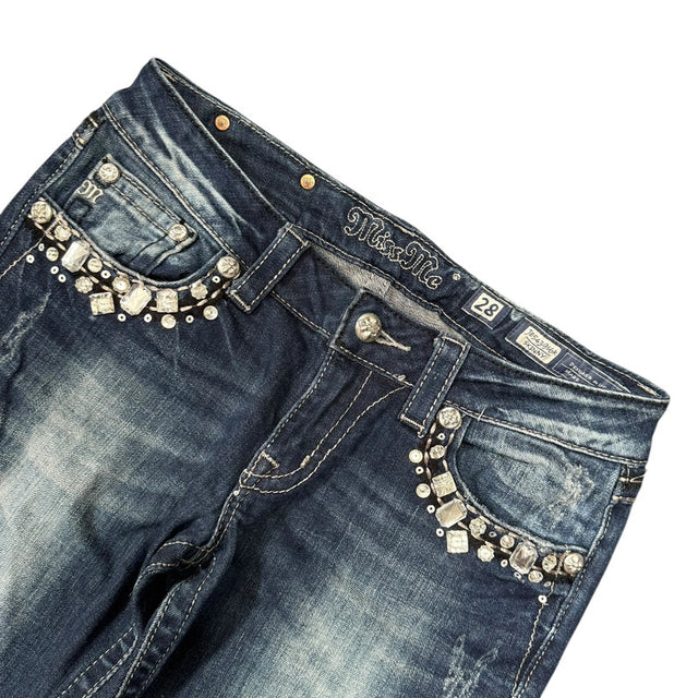 Miss me low waist designer women skinny jeans(w28)