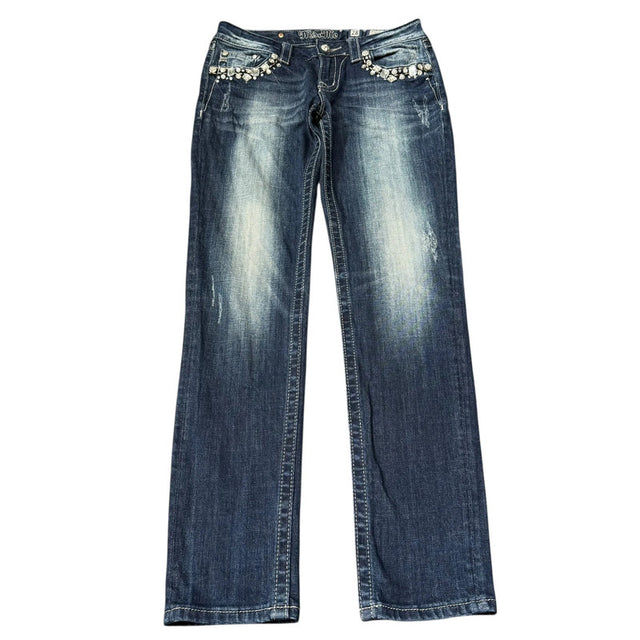 Miss me low waist designer women skinny jeans(w28)