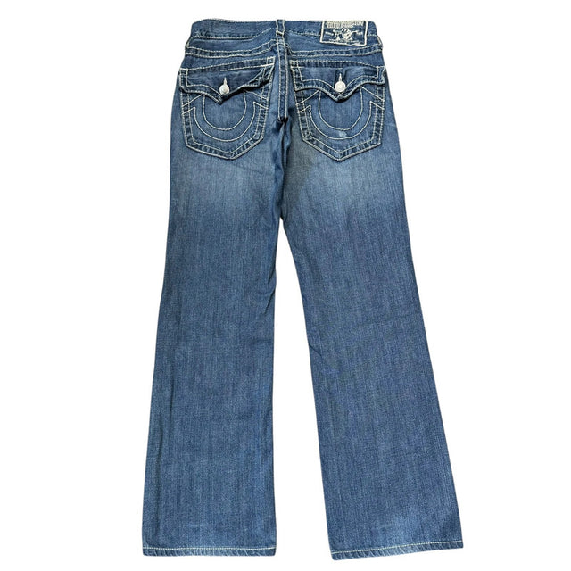 True Religion straight leg women designer jeans(w29)