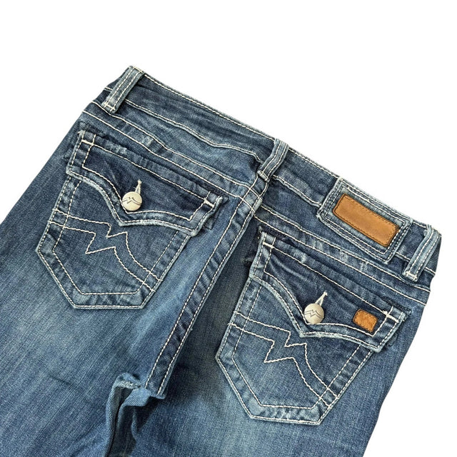 Miss me flared/bootcut low waist women designer Jeans(w28)