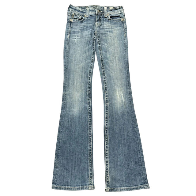 Miss me flared/bootcut low waist women designer jeans(w25)