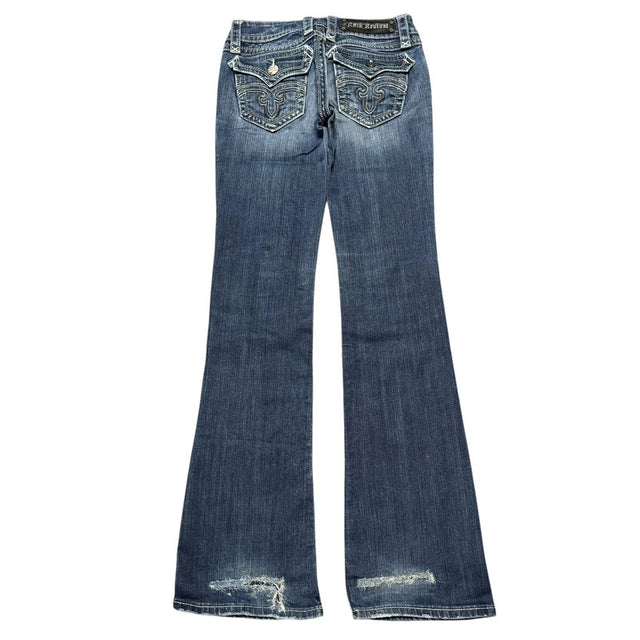 Rock Revival flared/bootcut low waist women designer jeans(w26)