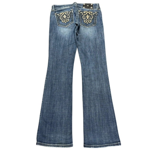 Miss me flared/bootcut low waist women designer jeans(w30)