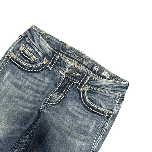 Miss me low waist women designer skinny jeans(w27)