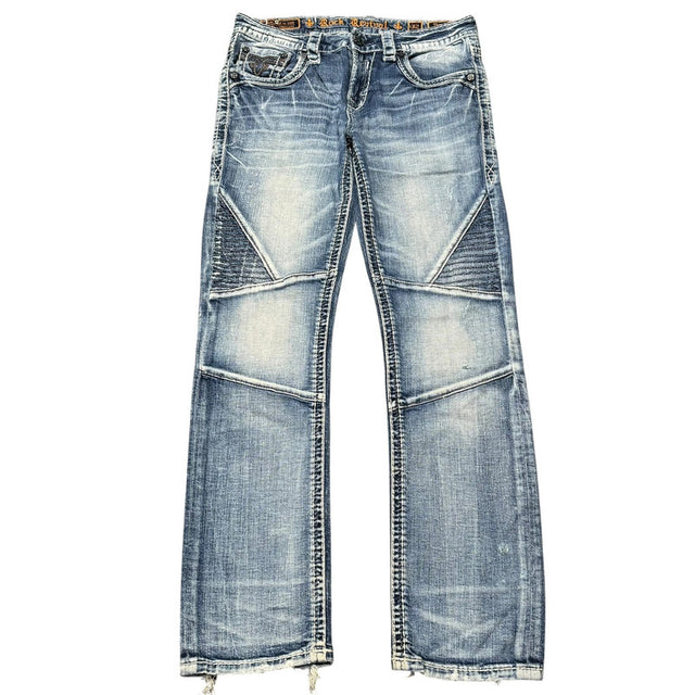 Rock Revival straight leg unisex designer Jeans(w32)