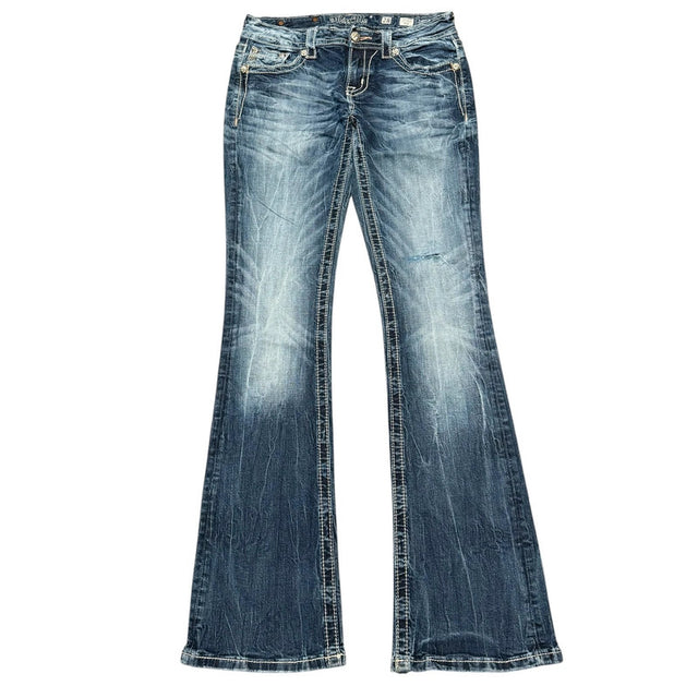 Miss me flared/bootcut low waist women designer Jeans(w28)