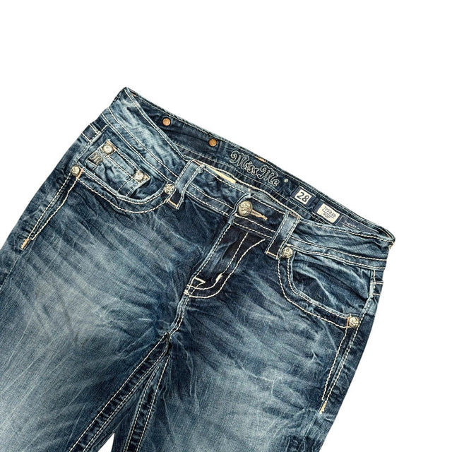 Miss me flared/bootcut low waist women designer Jeans(w28)