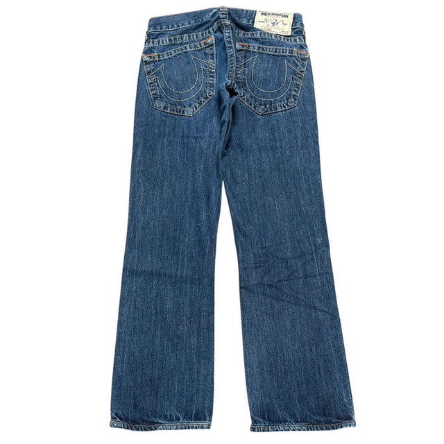 True Religion straight leg unisex designer Jeans(w30)