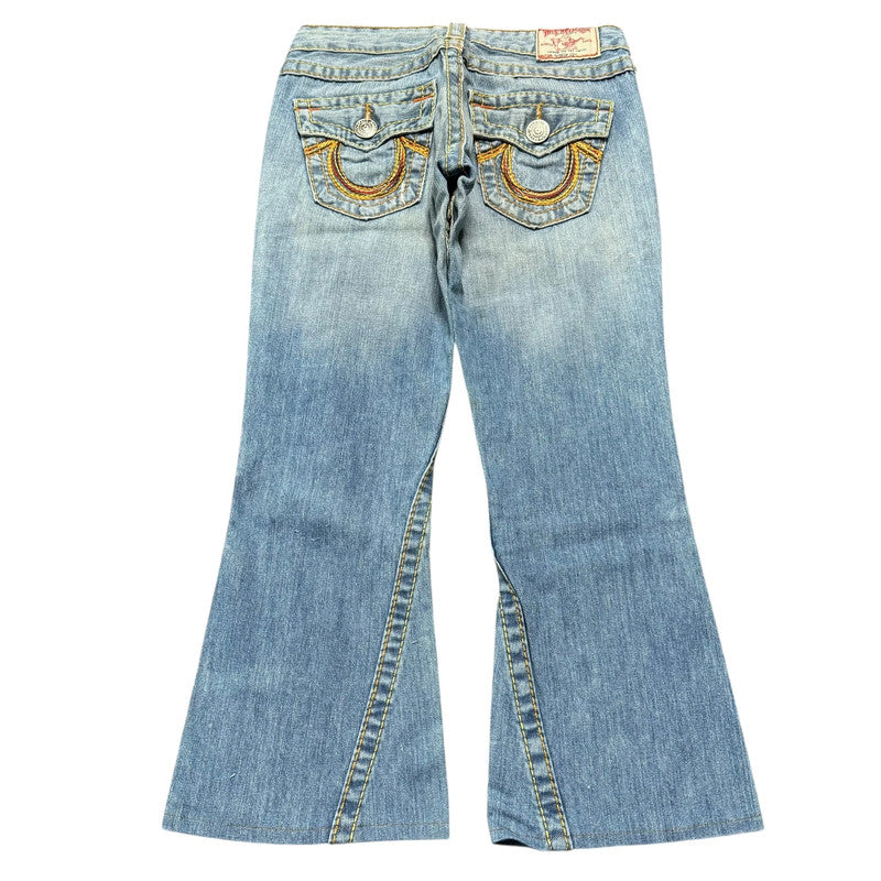 True Religion flared/bootcut low waist women designer Jeans(w26)