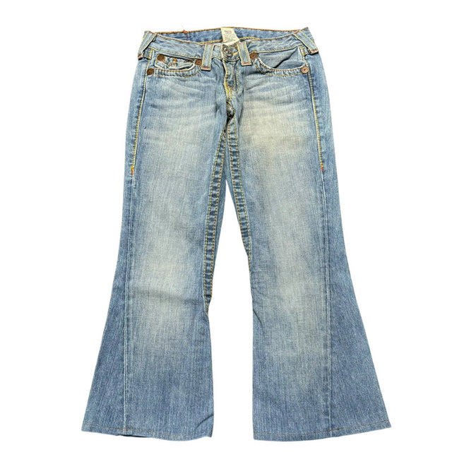 True Religion flared/bootcut low waist women designer Jeans(w26)