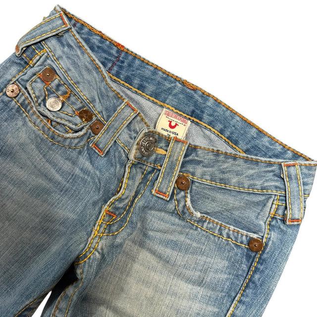 True Religion flared/bootcut low waist women designer Jeans(w26)