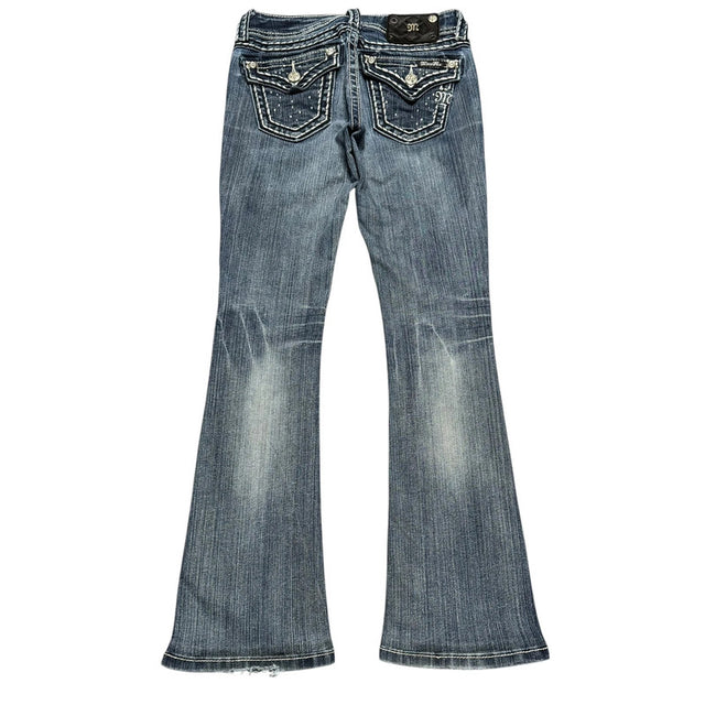 Miss me flared/bootcut low waist women designer Jeans(w24)