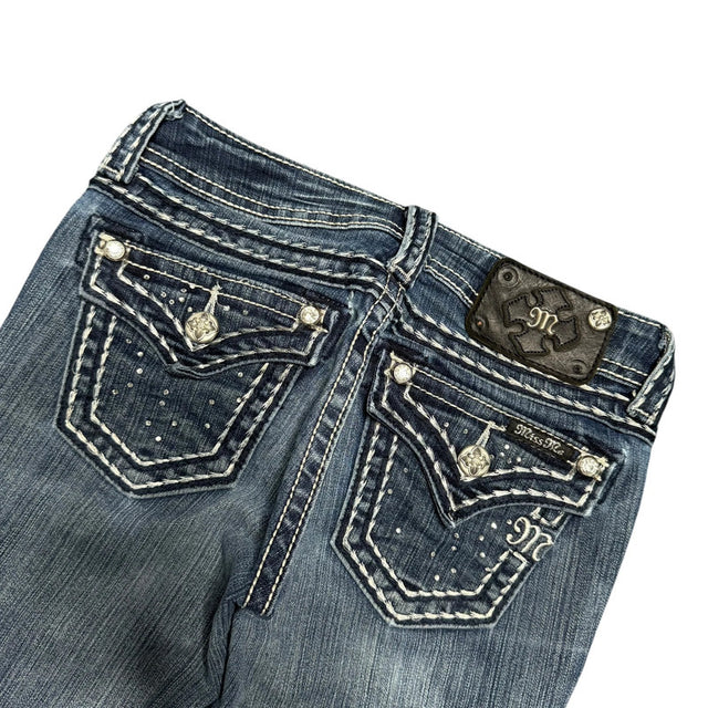 Miss me flared/bootcut low waist women designer Jeans(w24)