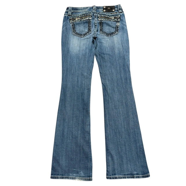 Miss me flared/bootcut mid rise women designer Jeans(w28)