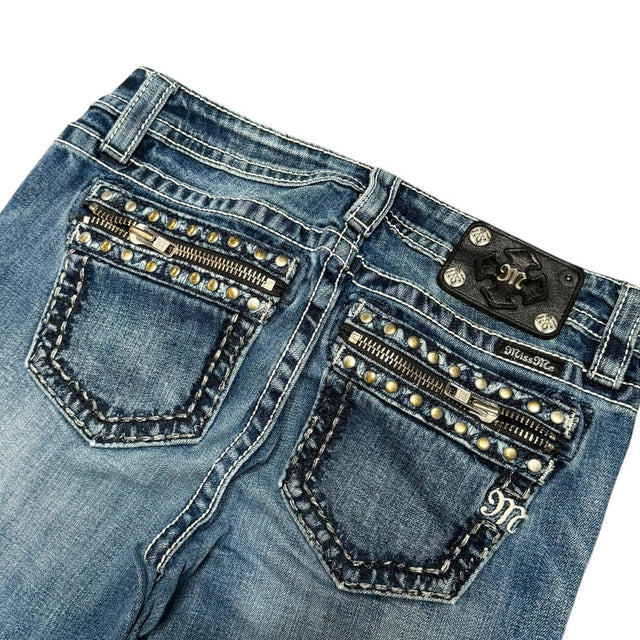 Miss me flared/bootcut mid rise women designer Jeans(w28)