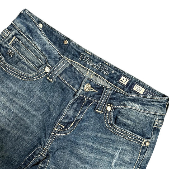 Miss me flared/bootcut low waist women designer Jeans(w27)
