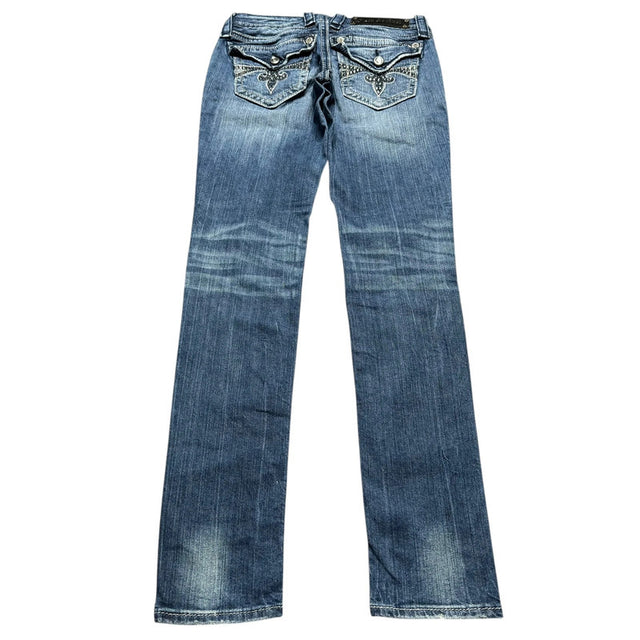 Rick Revival low waist women designer skinny jeans(w25)