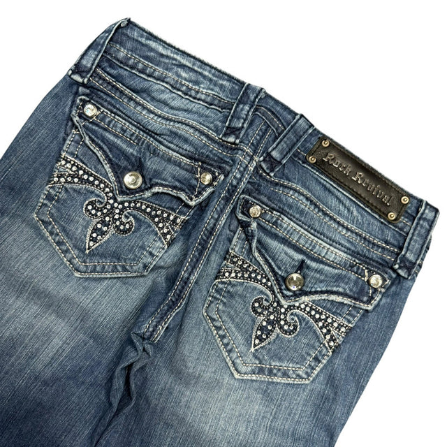 Rick Revival low waist women designer skinny jeans(w25)
