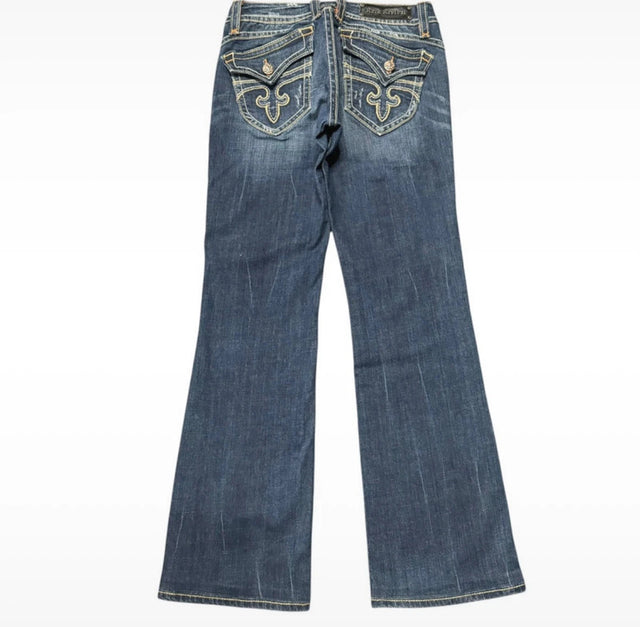 Rock Revival flared/bootcut low waist women designer jeans(w31)