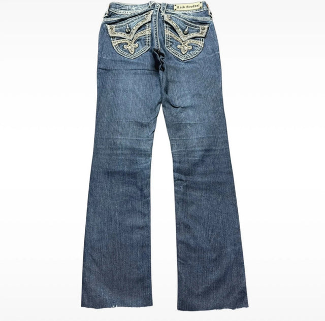 Rock Revival Straight leg low waist women jeans(w27)