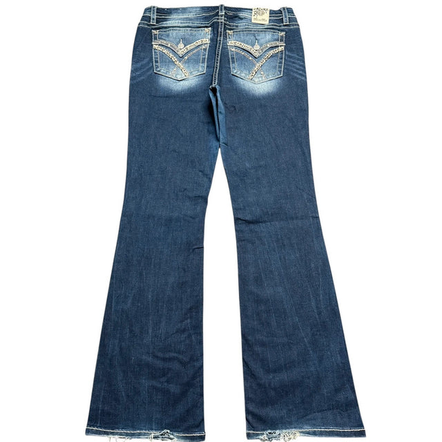Miss me flared/bootcut mid Rise women designer jeans(w34)