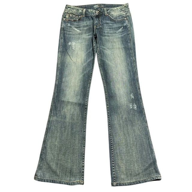 Miss me flared/bootcut low waist women designer jeans(w30)