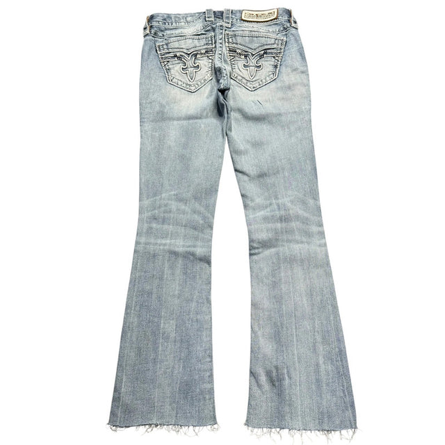 Rock Revival flared/bootcut low waist women designer jeans(w26)