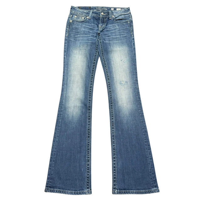 Miss me flared/bootcut low waist women designer jeans(w27)