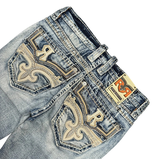 Rock revival bootcut/straight women designer jeans(w31)