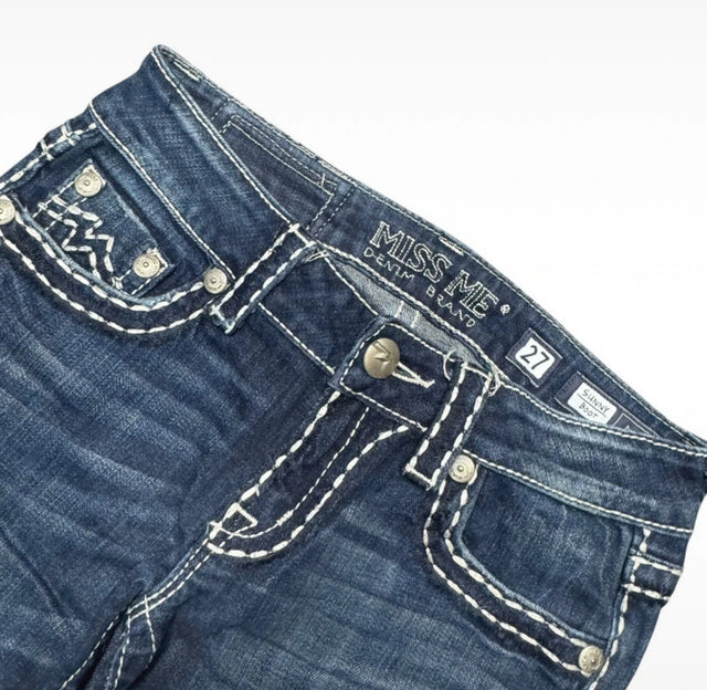 Miss me flared/bootcut low waist women designer jeans(w27)