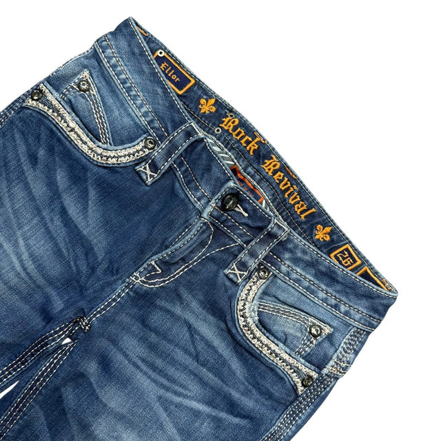 Rock revival kow waist designer women skinny jeans(w26)