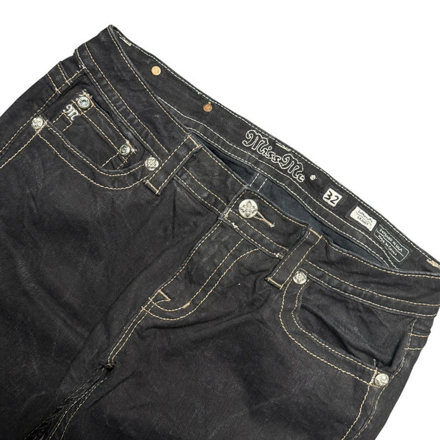 Miss me mid Rise women designer slim fit jeans(w32)