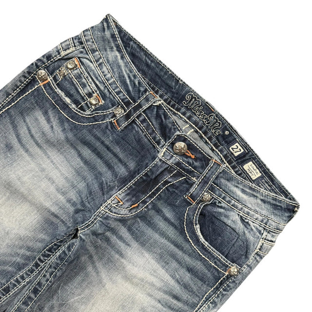 Miss me low waist women designer slim fit jeans (w27)