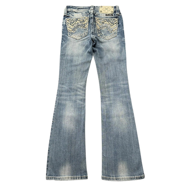 Miss me flared/bootcut low waist women designer jeans (w23)
