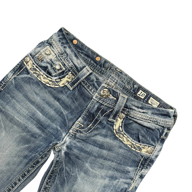 Miss me flared/bootcut low waist women designer jeans (w23)