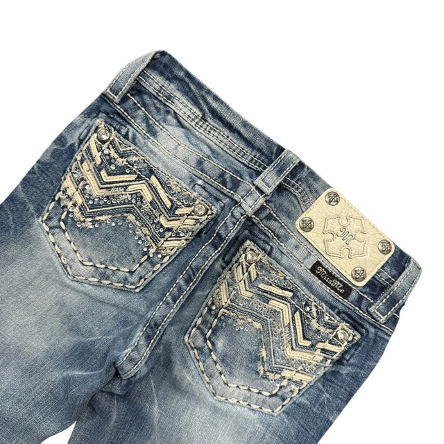 Miss me flared/bootcut low waist women designer jeans (w23)