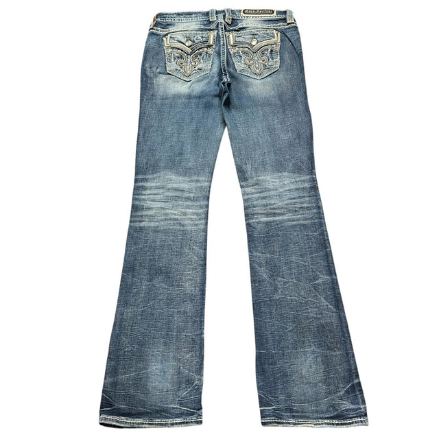 Rock revival bootcut women designer jeans(w29)