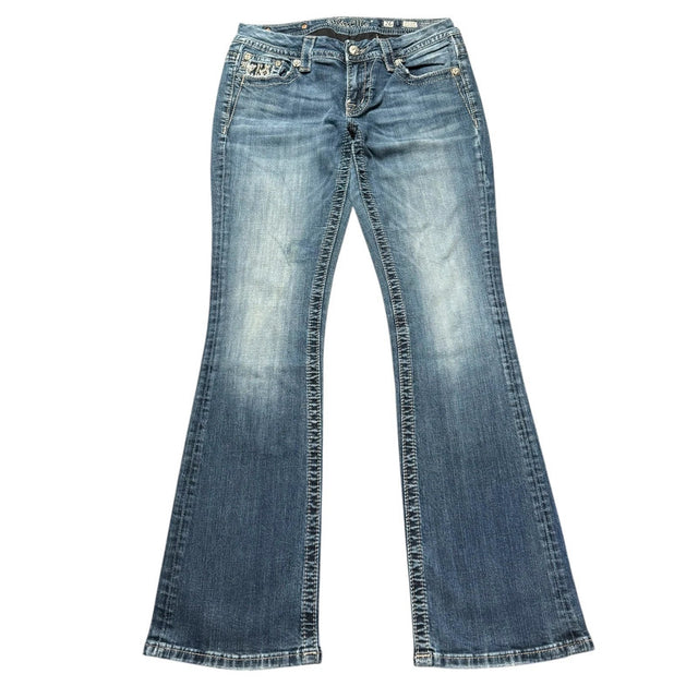 Miss me flared/bootcut low waist women designer jeans(w26)