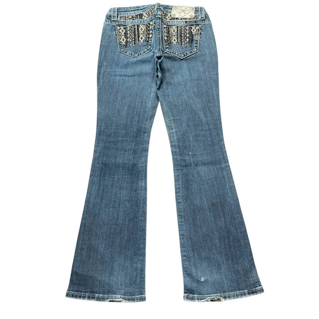 Miss me flared/bootcut low waist women designer jeans(w26)