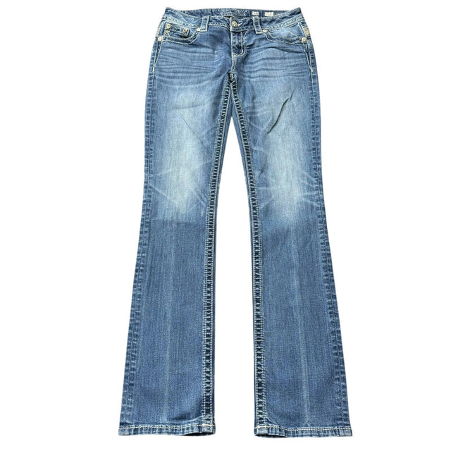 Miss me straight leg women designer jeans(w28)