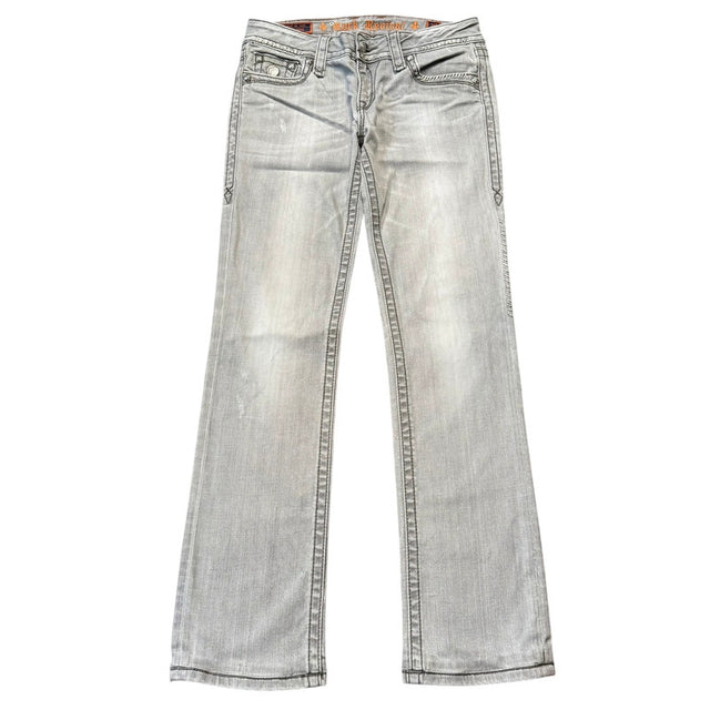 Rock Revival straight leg low waist women designer jeans(w30)