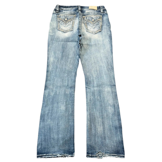 Rock Revival bootcut low waist women designer jeans(w30)