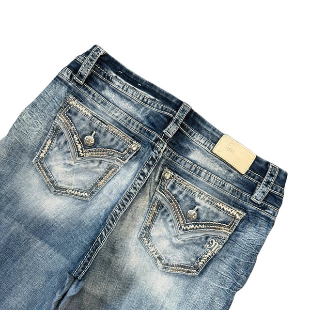 Rock Revival bootcut low waist women designer jeans(w30)