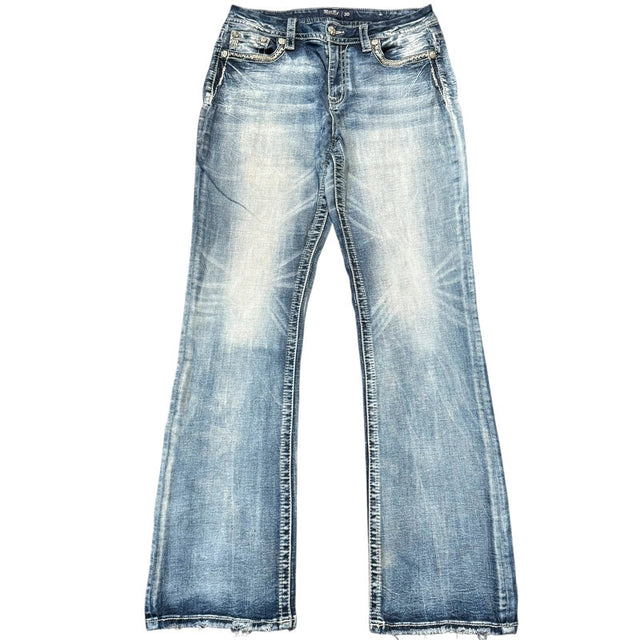 Rock Revival bootcut low waist women designer jeans(w30)