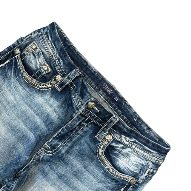 Rock Revival bootcut low waist women designer jeans(w30)